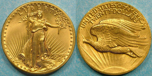 1907 High Relief Double Eagle