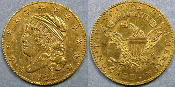 1822 Half Eagle